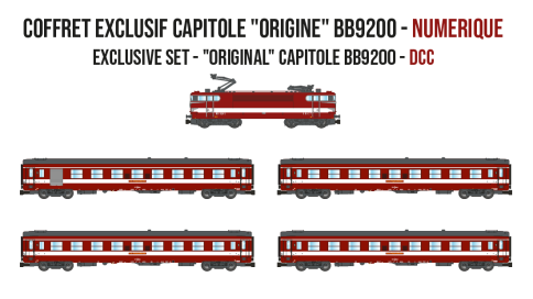 BB9200 CAPITOLE exclusive set - DCC