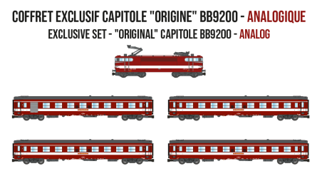PACK : Coffret BB9200 CAPITOLE + Rails + Régulateur
