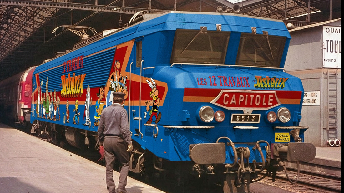 La CC 6513 « Astérix » à l'échelle Z (1/220e) : une livrée mythique sur vos réseaux !